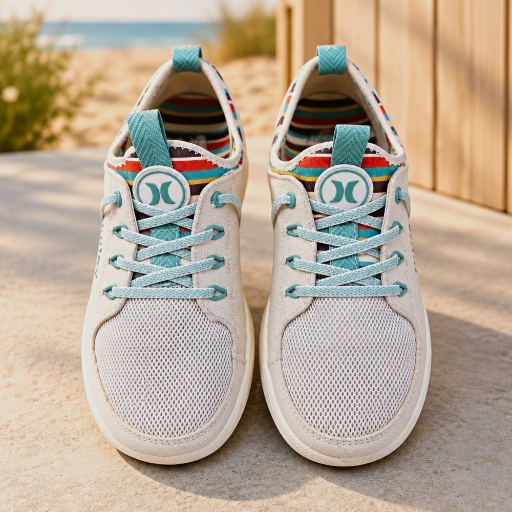 Hurley Women's Castaic Canvas Boat Shoes Size 8.5